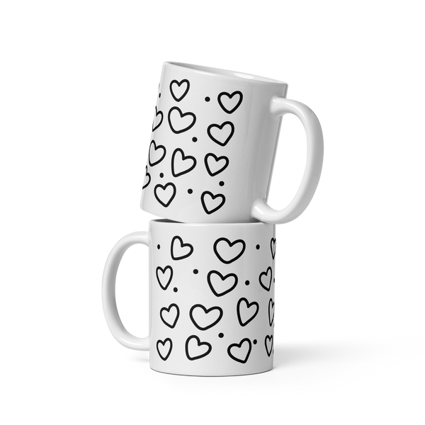 Heartful Moments – Love-Themed Ceramic Mug